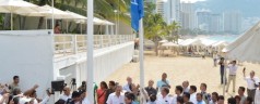 Izan la Blue Flag en Playa Icacos