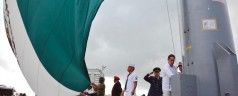 Emotiva ceremonia de Izamiento de Bandera