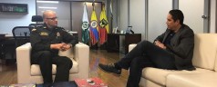 Alcalde de Acapulco se reune con Jefes de la Policia Colombiana