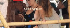 Celia Lora muestra su lado sexy en Acapulco