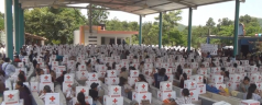 Ayuda Cruz Roja a mil 500 familias