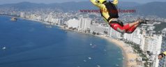Espectacular competencia de Salto Base en Acapulco