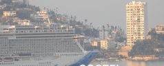 Llega al puerto de Acapulco el Crucero Norwegian Bliss, el primero del 2024