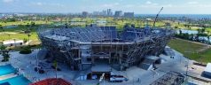 El Estadio GNP casi listo para recibir el Abierto Mexicano de Tenis 2024