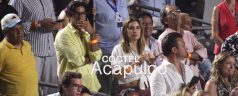 La conductora del programa HOY, Andrea Escalona, estuvo en la final del Abierto Mexicano de Tenis