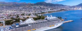 El Seven Seas Grandeur, segundo crucero del año 2025 en Acapulco