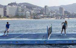 El Abierto Mexicano de Tenis tendra un juego amistoso sobre el mar de Acapulco